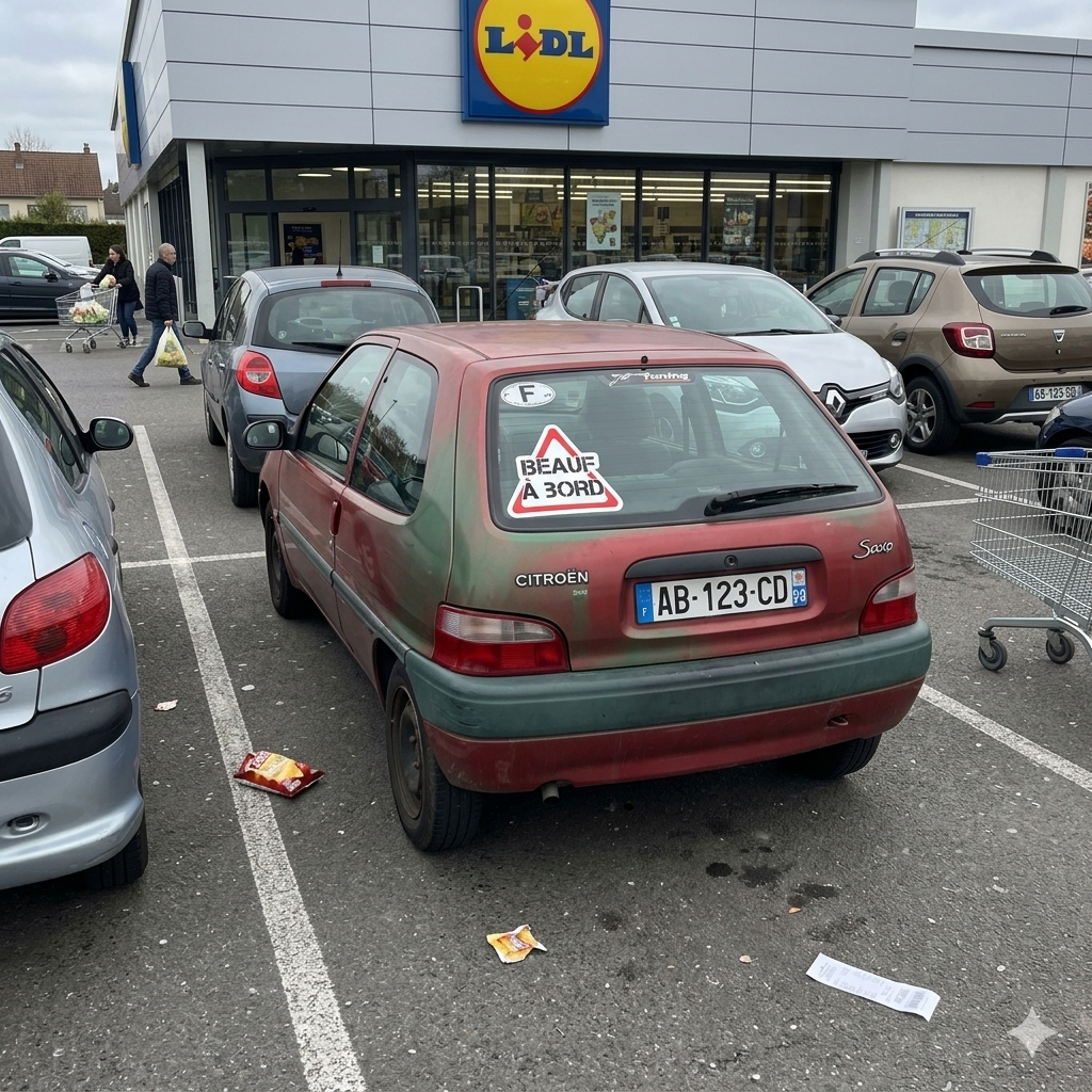 Sticker « Beauf à Bord »