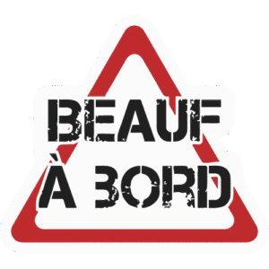 Sticker "Beauf à Bord"