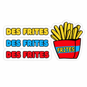 Sticker "Les Frites"
